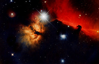 HorseHead and Flame Nebula