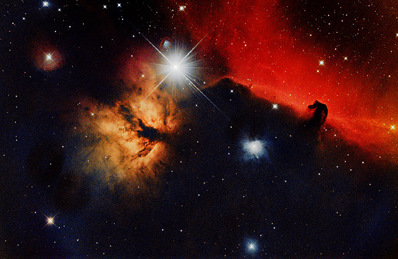 HorseHead and Flame Nebula