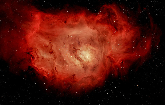 Lagoon Nebula M8 Optolong L-eNhance Filter