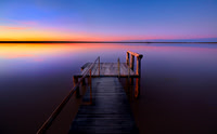 Lake Dunn Jetty at Sunset